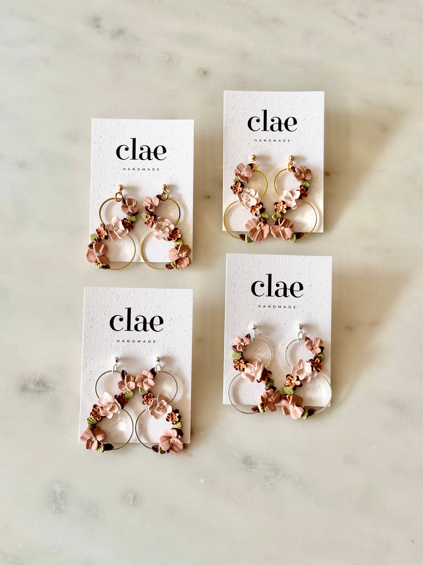 Autumn Floral Dangles