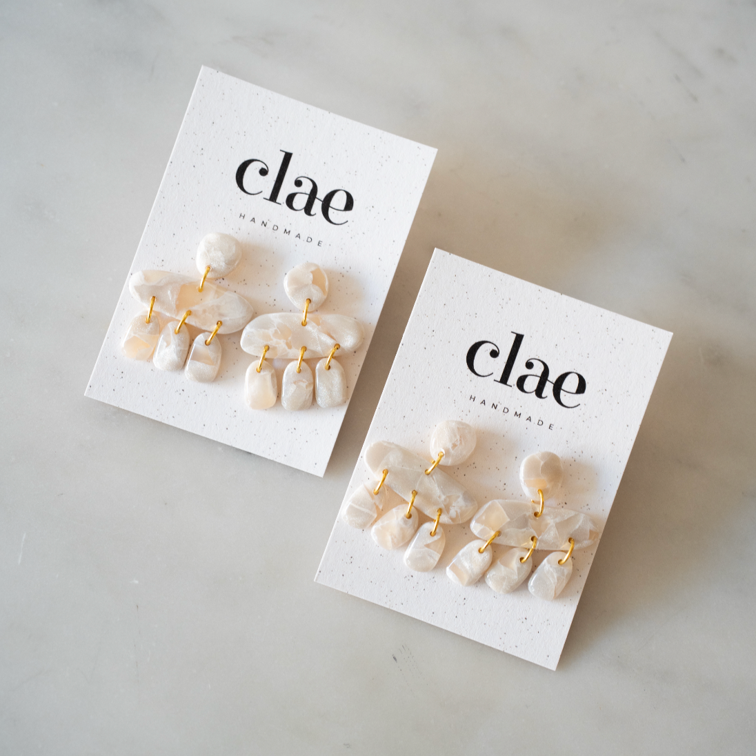 Pearl-finish Formal Dangles