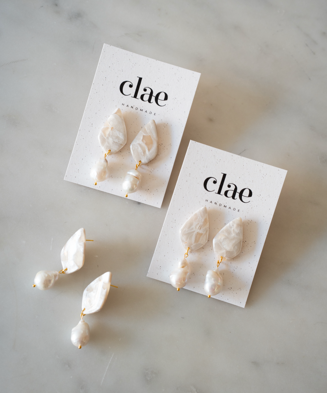 Pearl-finish Formal Dangles