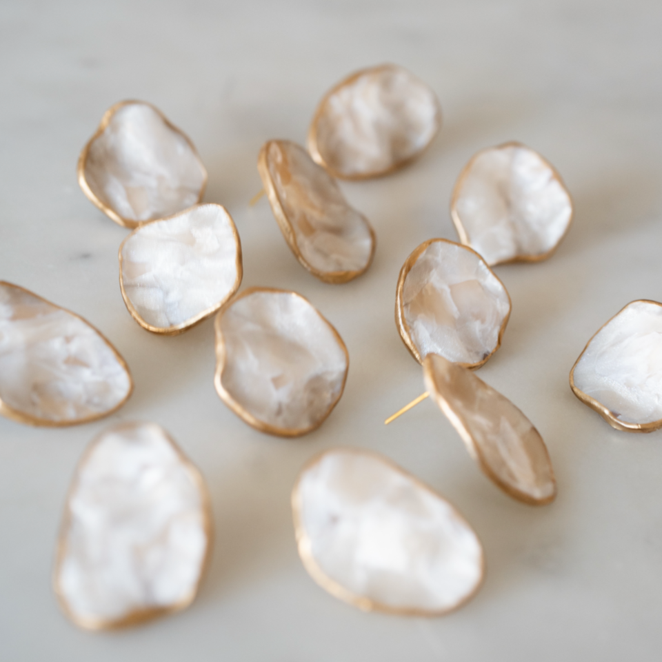 Pearl-finish Formal Dangles