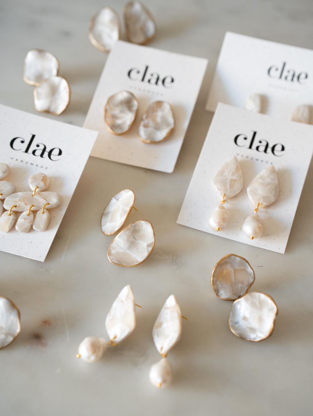 Pearl-finish Formal Dangles