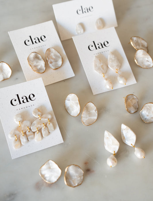 Pearl-finish Formal Dangles