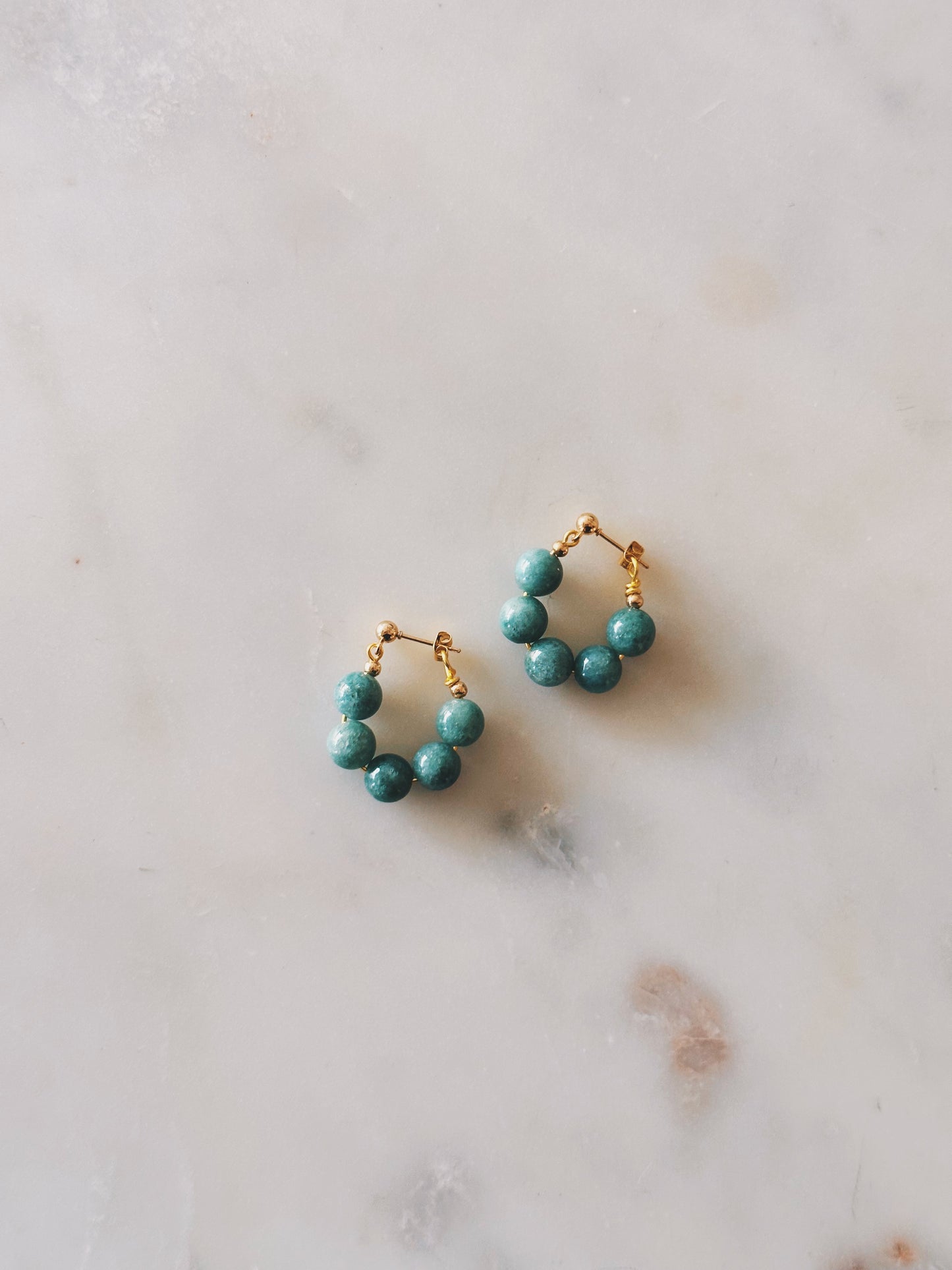 Stella Dangles in Genuine Stone