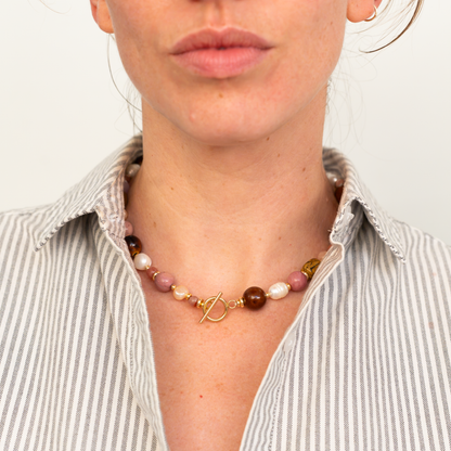 Mismatched Gemstone Necklace