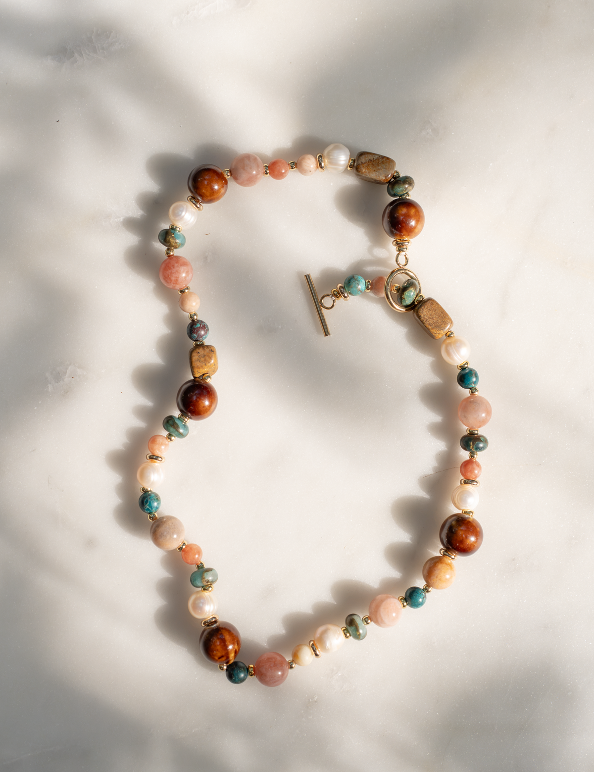 Mismatched Gemstone Necklace