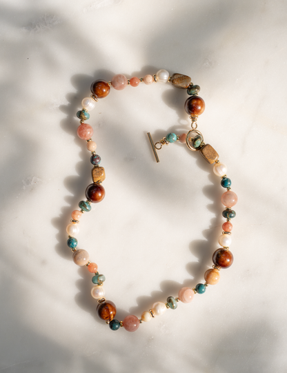 Mismatched Gemstone Necklace