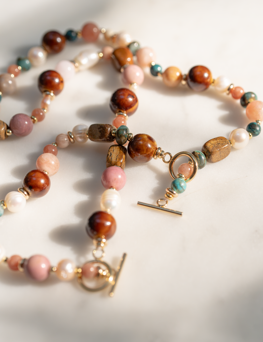 Mismatched Gemstone Necklace