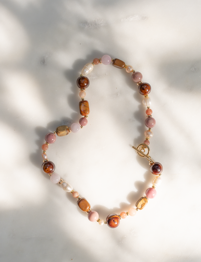 Mismatched Gemstone Necklace