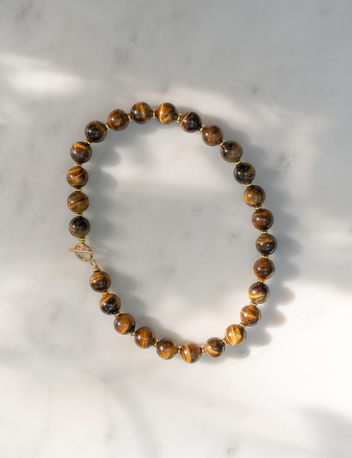 Chunky Gemstone & Baroque Pearl Necklace