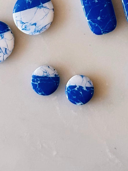 Blue & White Marble