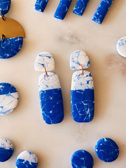 Blue & White Marble