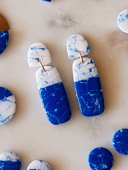 Blue & White Marble